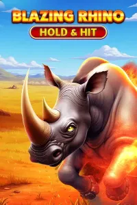blazing rhino slot logo